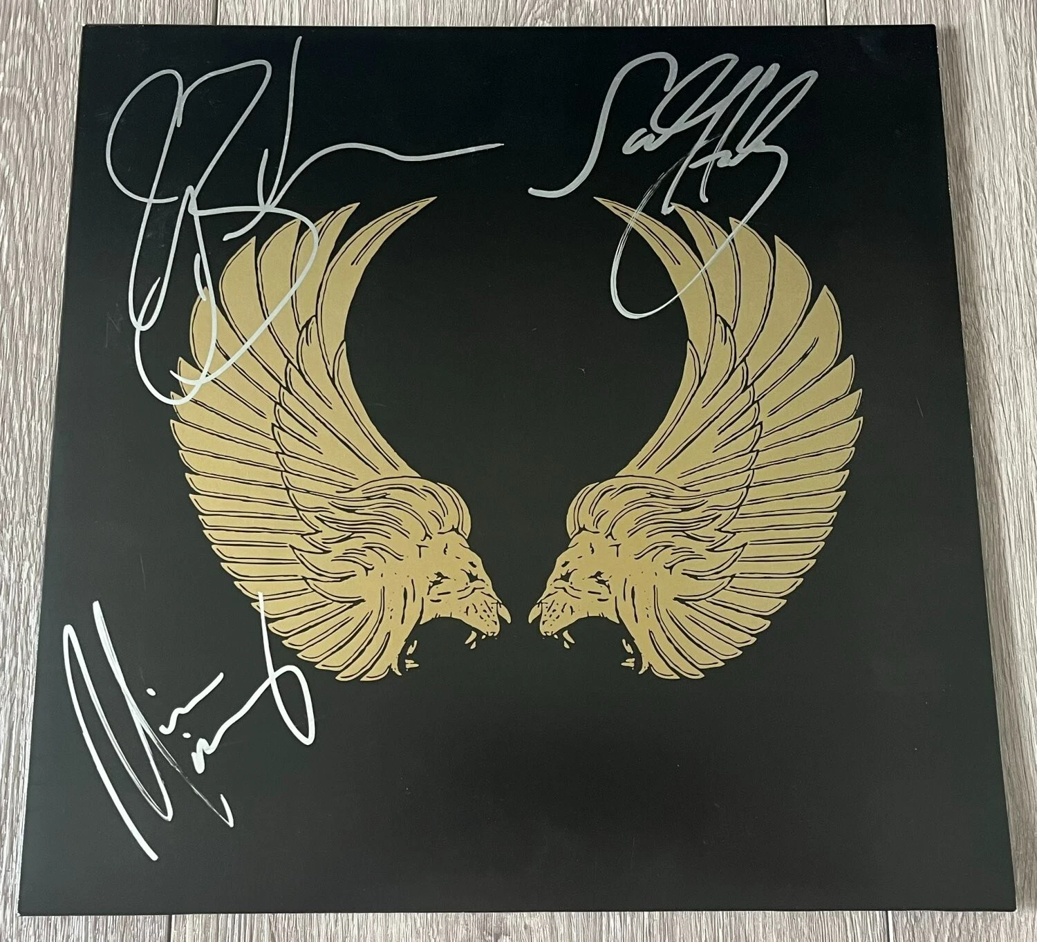 RIVAL SONS SIGNED AUTOGRAPH EP VINYL RECORD ALBUM JAY BUCHANAN +2 w/EXACT PROOF