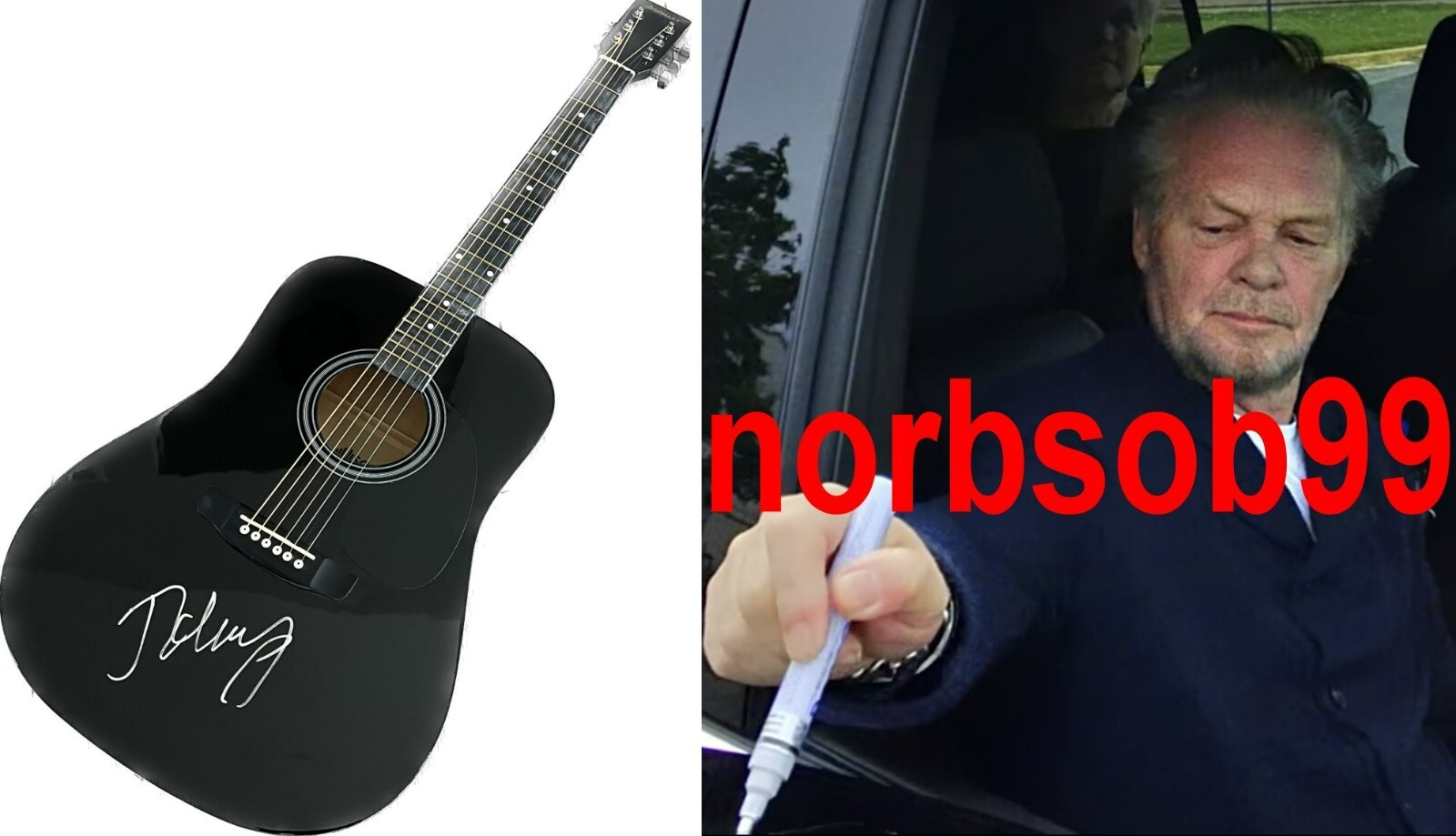 JOHN COUGAR MELLENCAMP SIGNED ACOUSTIC GUITAR w/EXACT VIDEO PROOF & BECKETT COA