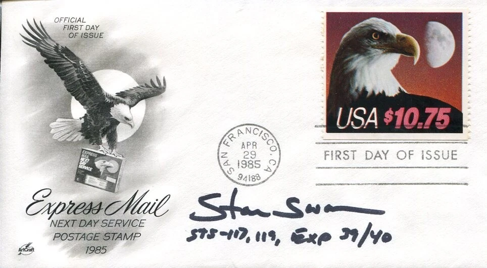 Steven Swanson NASA Astronaut STS-117 STS-119 Soyuz Space Signed Autograph FDC