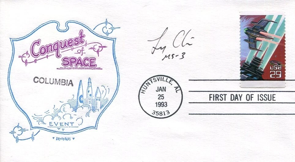 Leroy Chiao NASA Space Astronaut 1st Asian Commander STS Signed Autograph FDC