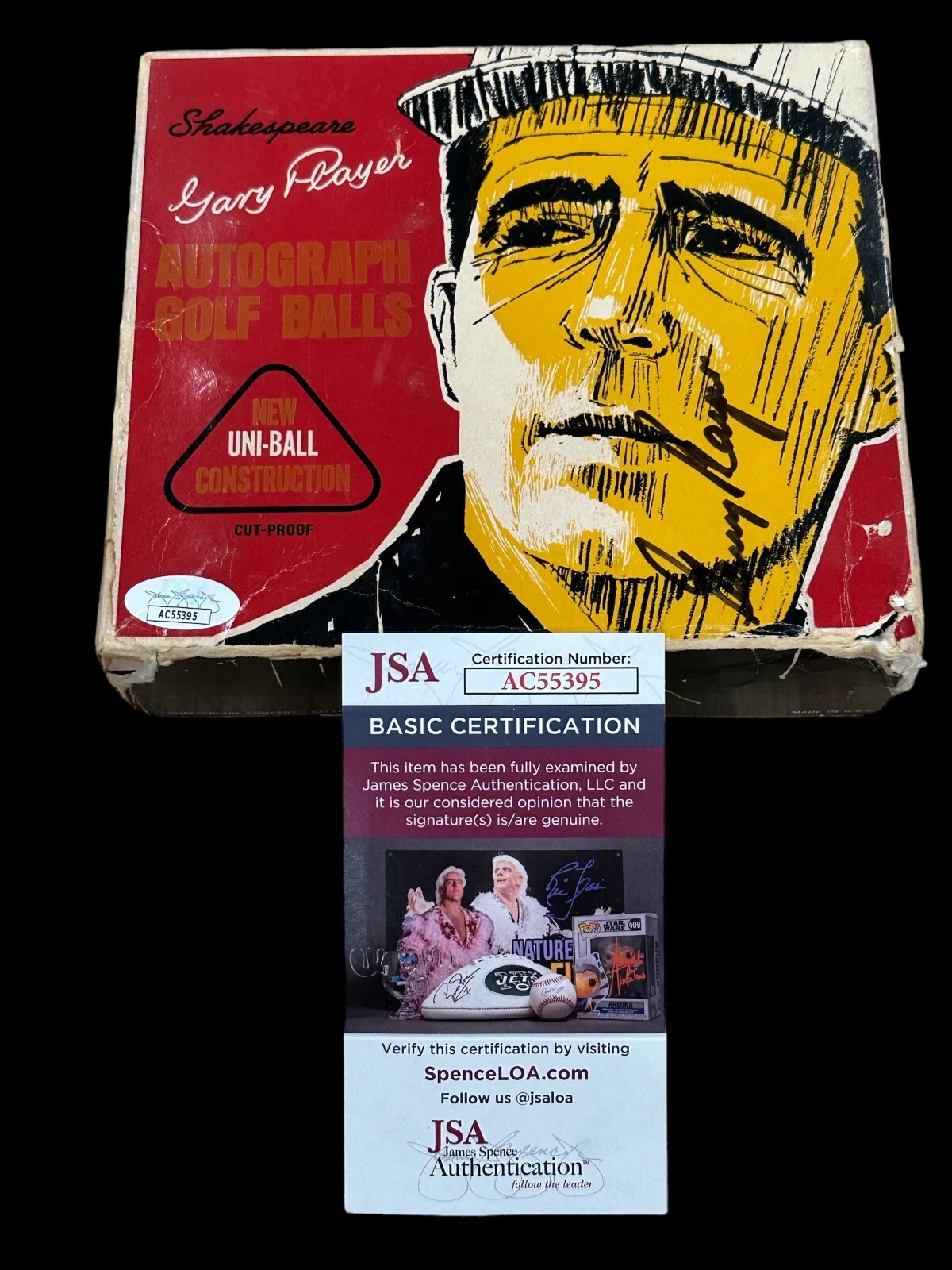 Gary Player PGA Masters British US Open Signed Autograph Box Of Golf Ball JSA