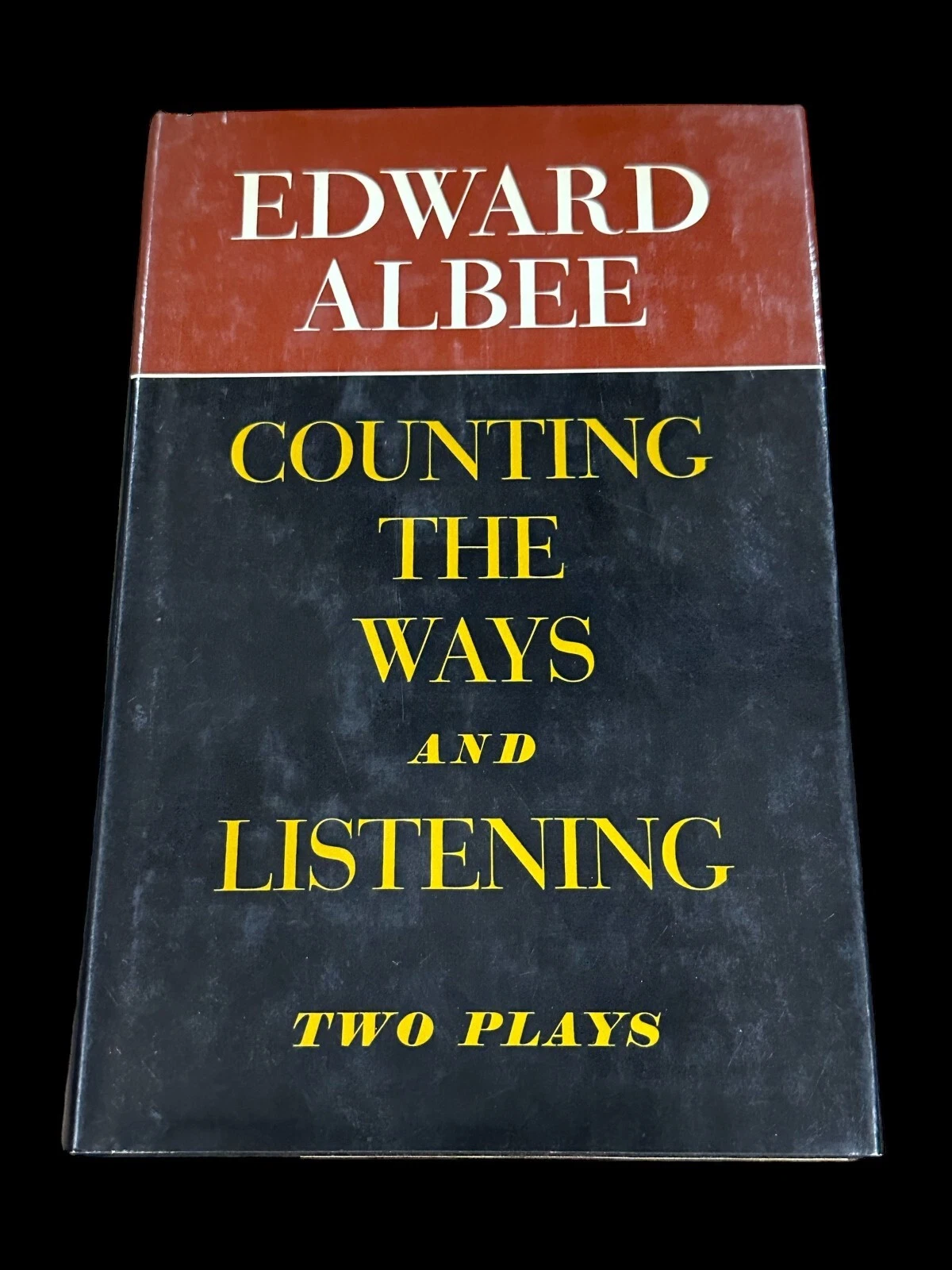 Edward Albee Counting The Ways & Listening Signed Autograph 1st Edition HB Book