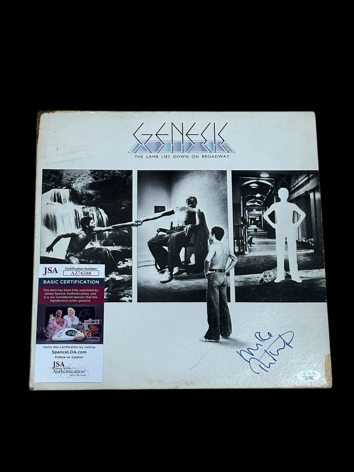 Mike Rutherford Genesis The Lamb Lies Down Broadway Signed Autograph Album JSA