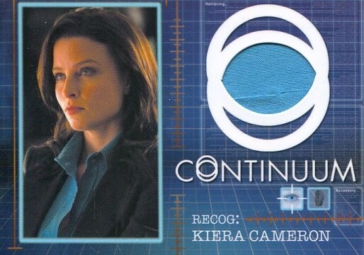 Rachel Nichols Continuum Kiera Cameron Patch Wardrobe Relic Card CC13 #54/125
