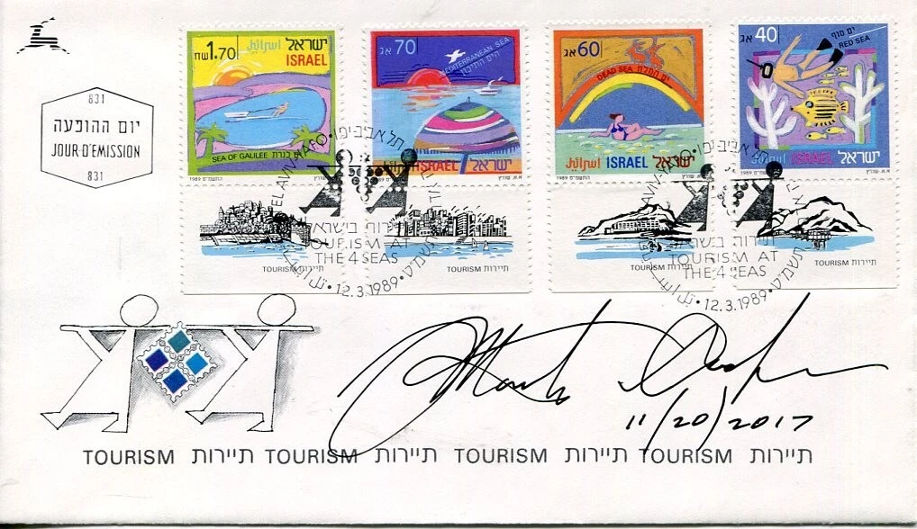 Martin Cooper Father Of The Mobile Cell Phone Inventor Signed Autograph FDC