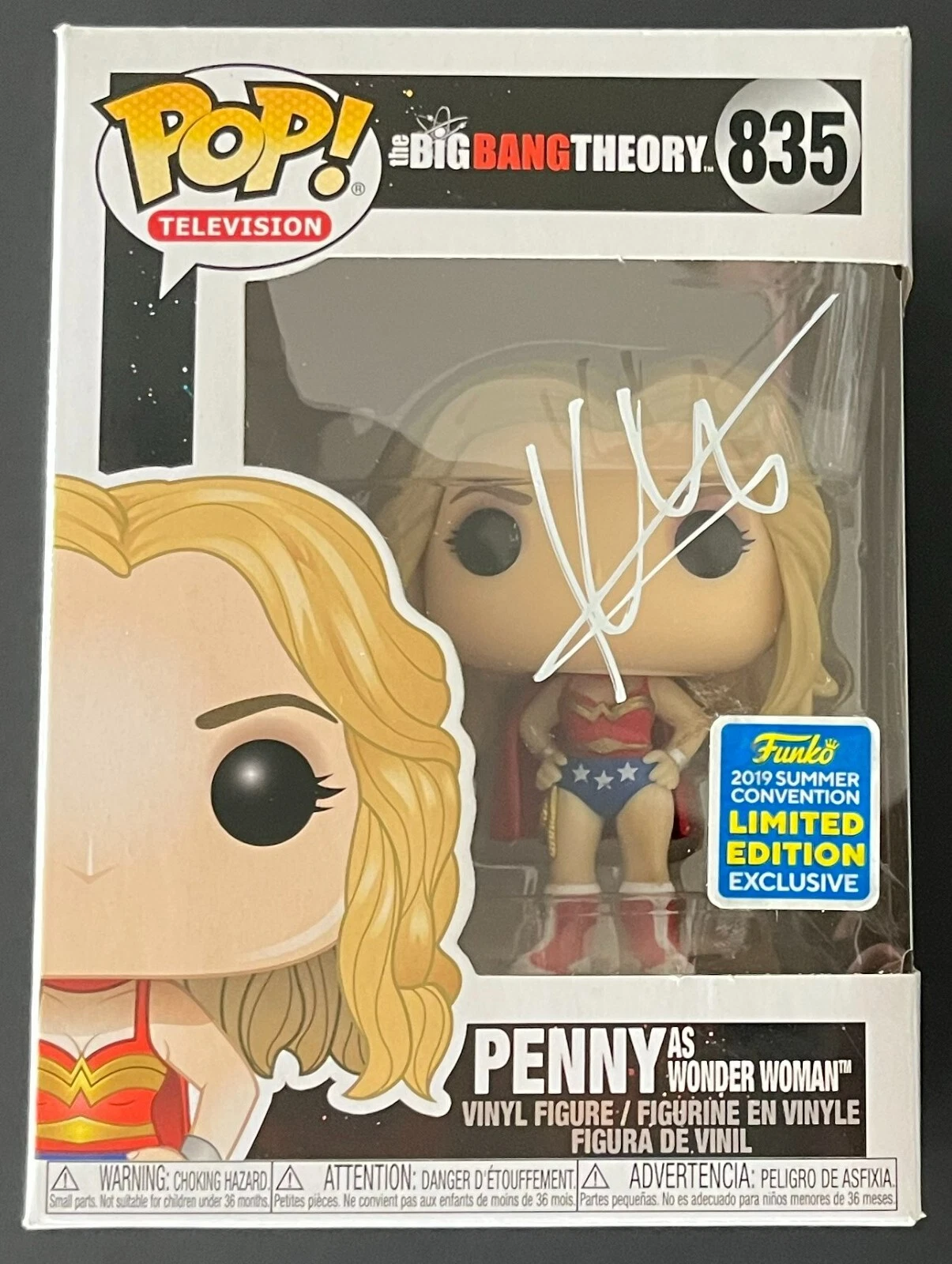 KALEY CUOCO SIGNED THE BIG BANG THEORY PENNY FUNKO w/EXACT VIDEO PROOF & BECKETT