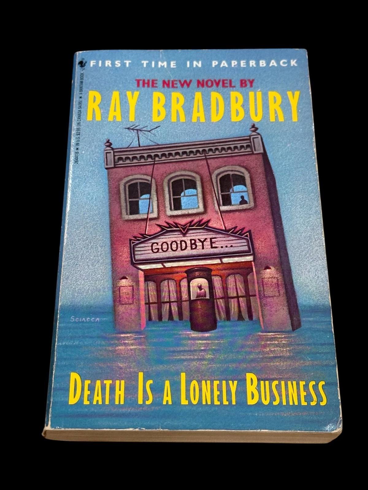 Ray Bradbury Author Death Is A Lonely Business Rare Signed Autograph Book