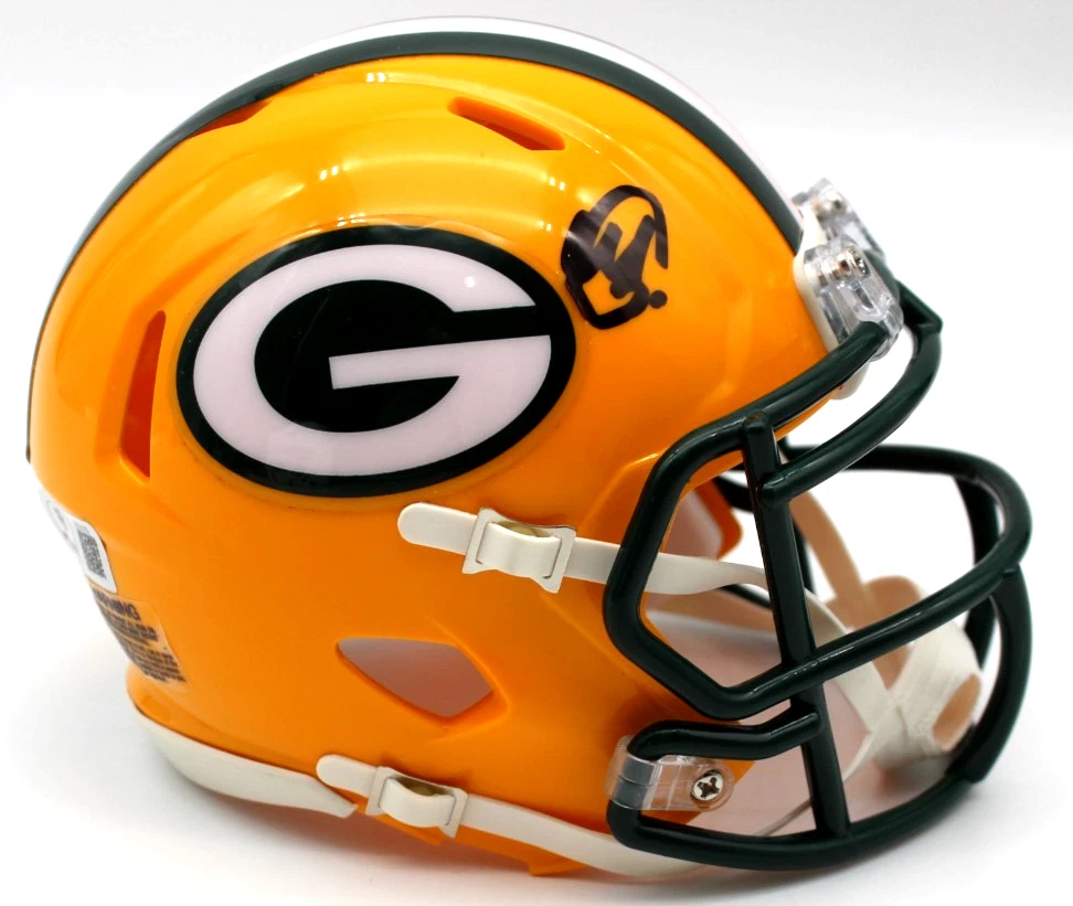 Matthew Golden Signed Green Bay Packers Mini Football Helmet w/Beckett BT56187