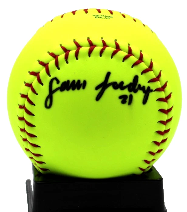 Sam Landry Signed Volts Oklahoma AUSL USA Softball w/Beckett BAS COA BU41302