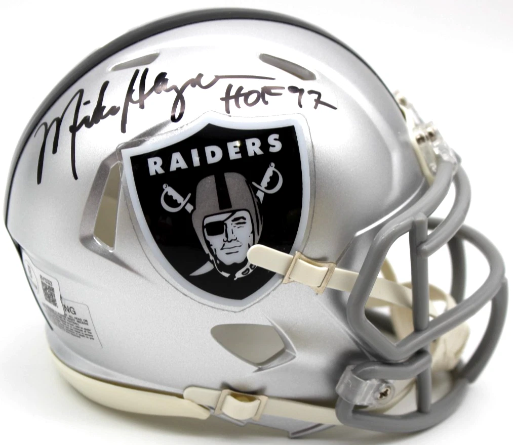 Mike Haynes Signed Los Angeles Raiders Mini Football Helmet w/Beckett BV10323