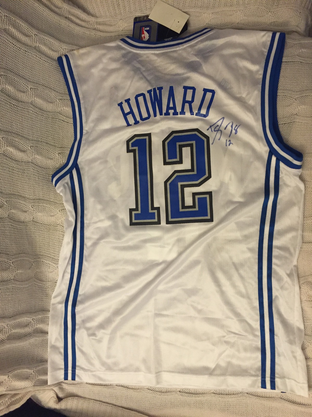 Dwight Howard SIGNED Orlando Magic Jersey Screen Printed Autographed Size M