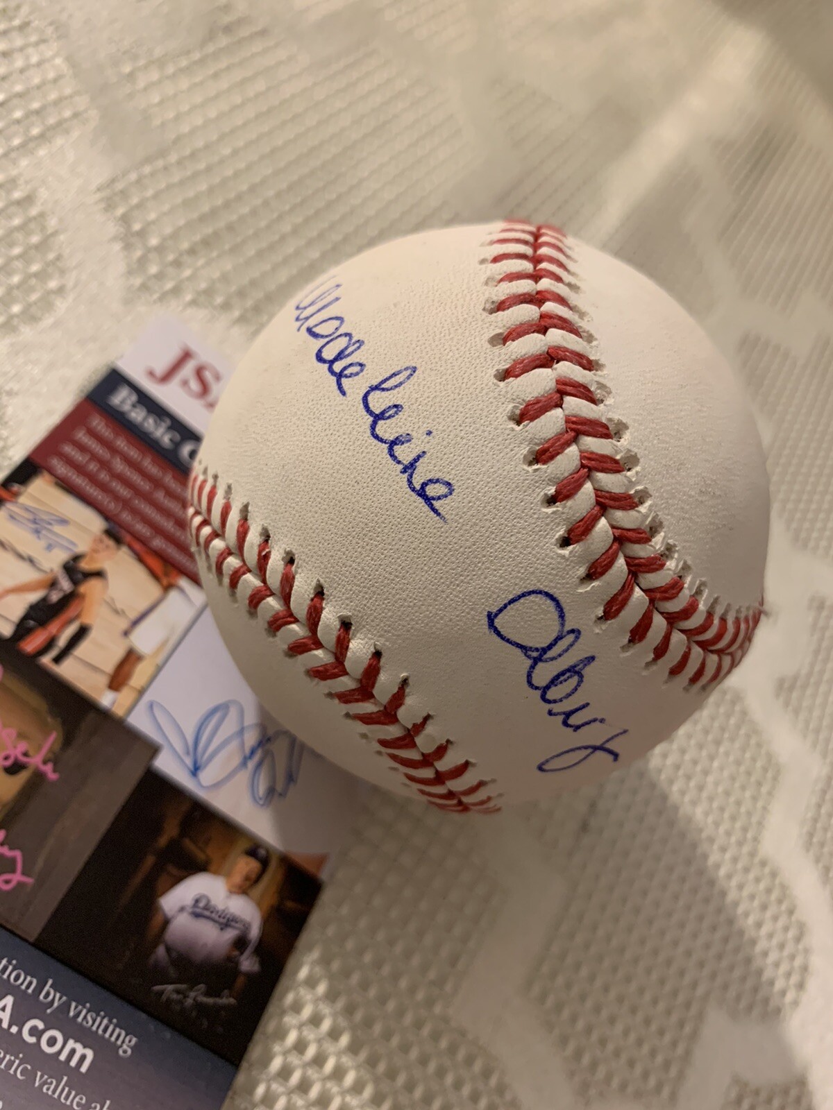 Madeleine Albright Signed Authentic Baseball ROMLB JSA Authenticated COA Sec St.