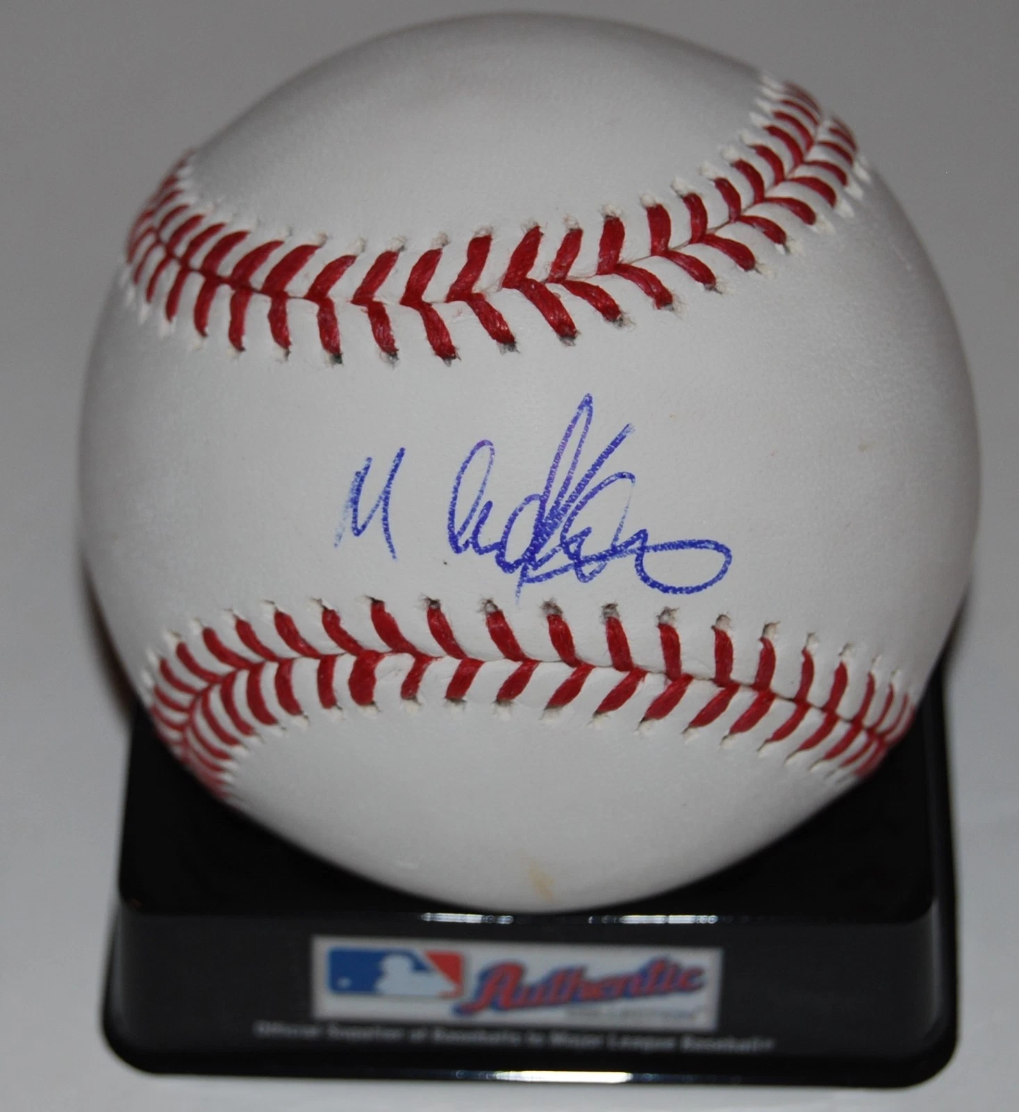 MELVIN ADON signed OML Major League baseball (SAN FRANCISCO GIANTS) W/COA