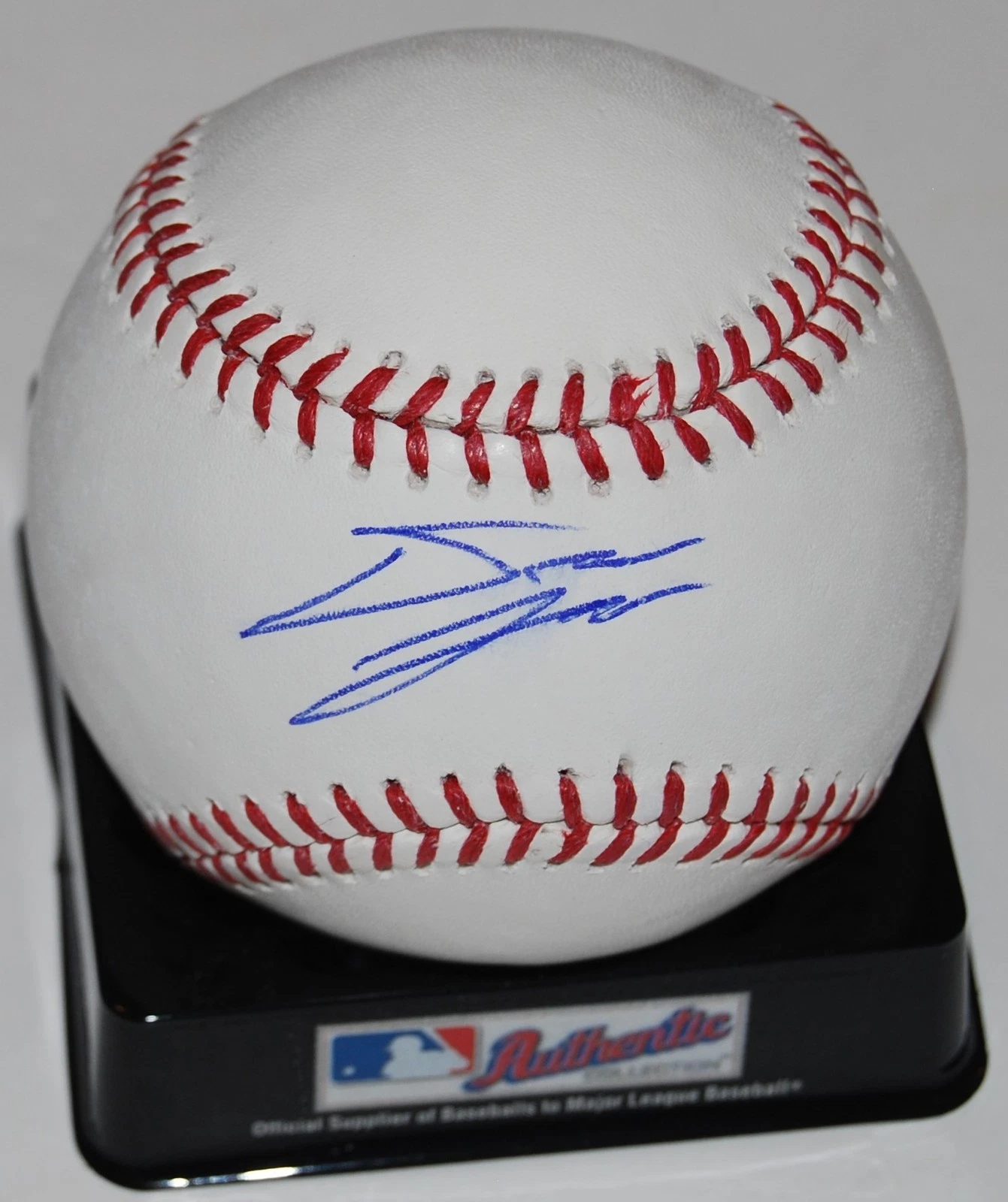 DESMOND LINDSAY signed OML Major League baseball (NEW YORK METS) W/COA