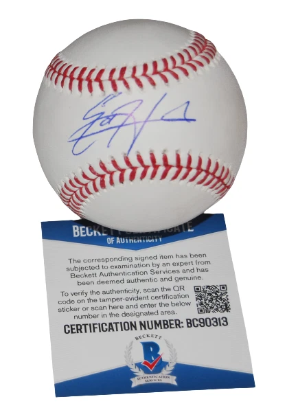 ED HOWARD signed (CHICAGO CUBS) autographed OML baseball BECKETT BAS BC90313