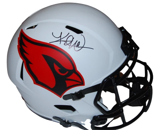 KURT WARNER signed (ARIZONA CARDINALS) F/S football helmet BECKETT BAS BF87227