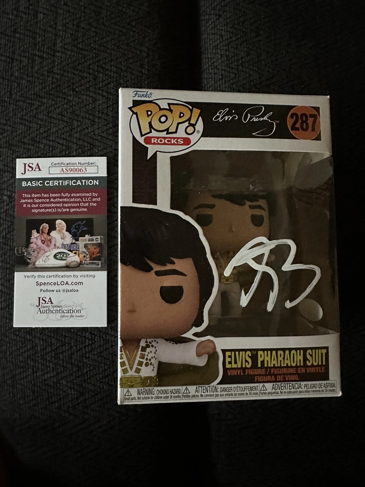 Austin Butler Signed Funko Pop 287 JSA Authenticated COA Elvis Presley Actor