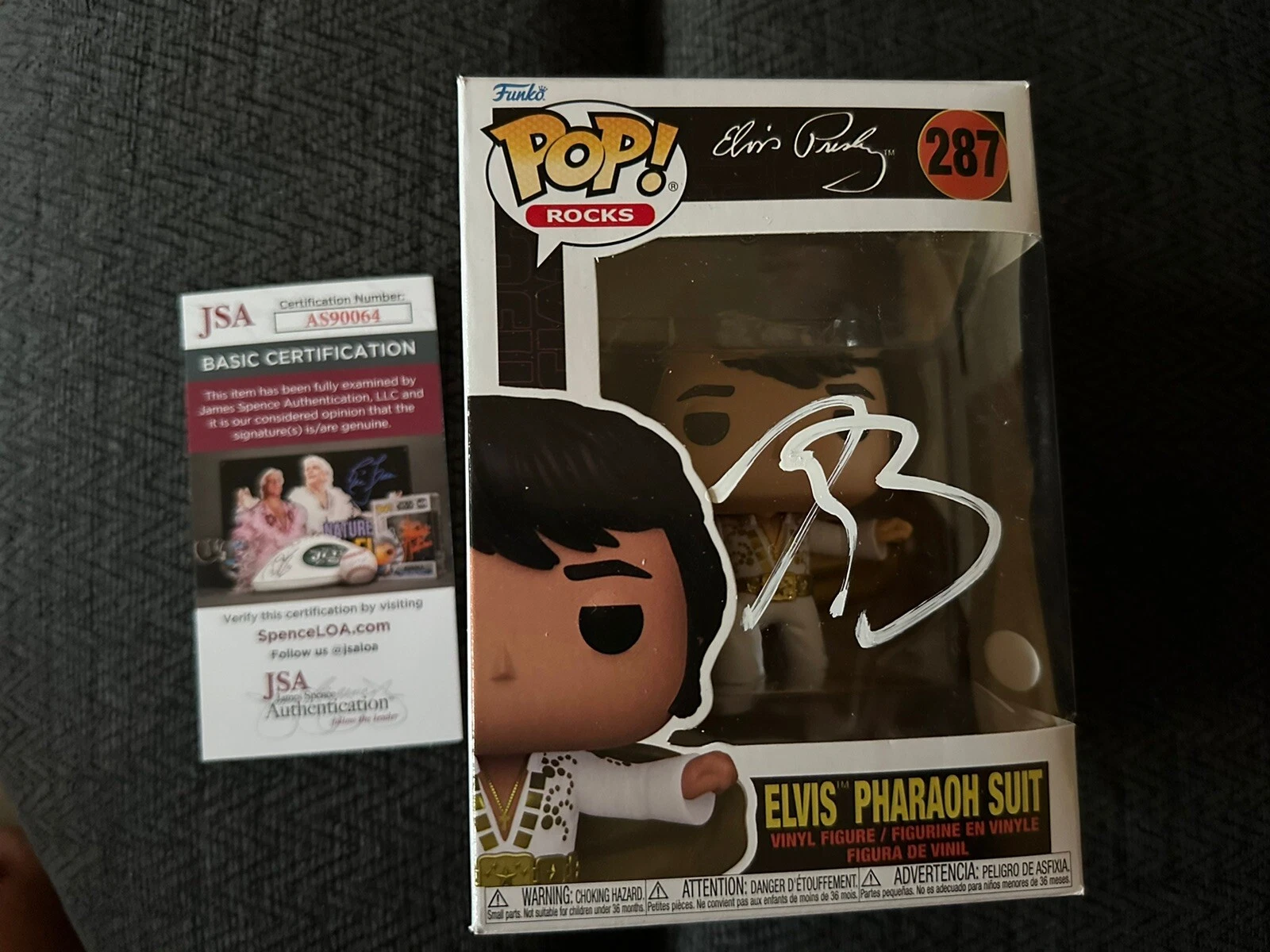 Austin Butler Signed Funko Pop 287 JSA Authenticated COA Elvis Presley Actor