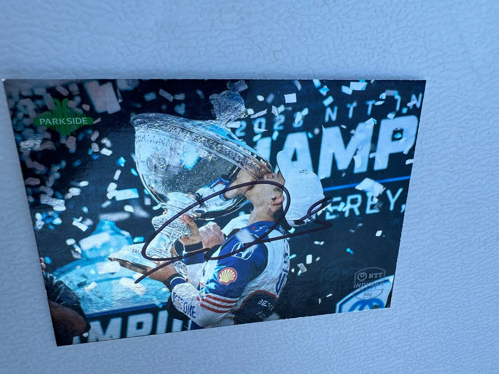 2024 Parkside Indy Car Trading Card 500 Signed Alex Palou Iconic Images 14