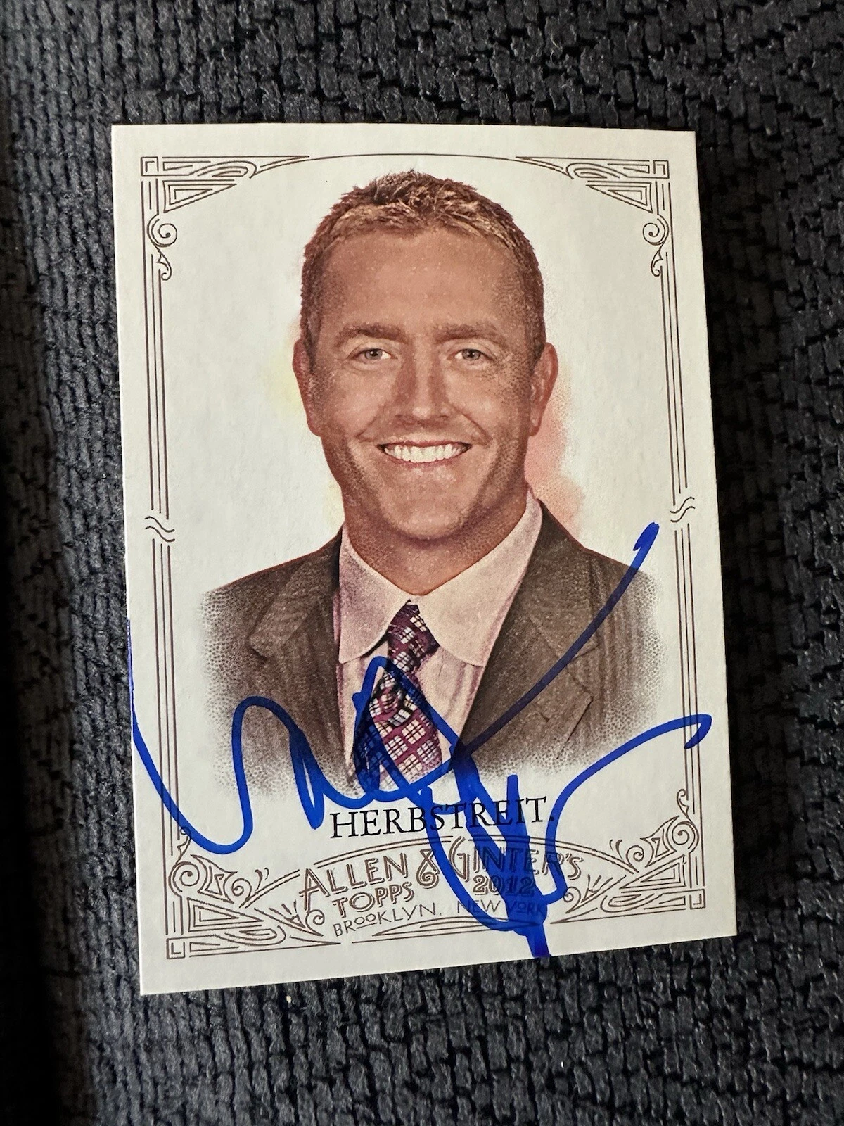 Kirk Herbstreit Signed Trading Card Autographed Allen & Ginter