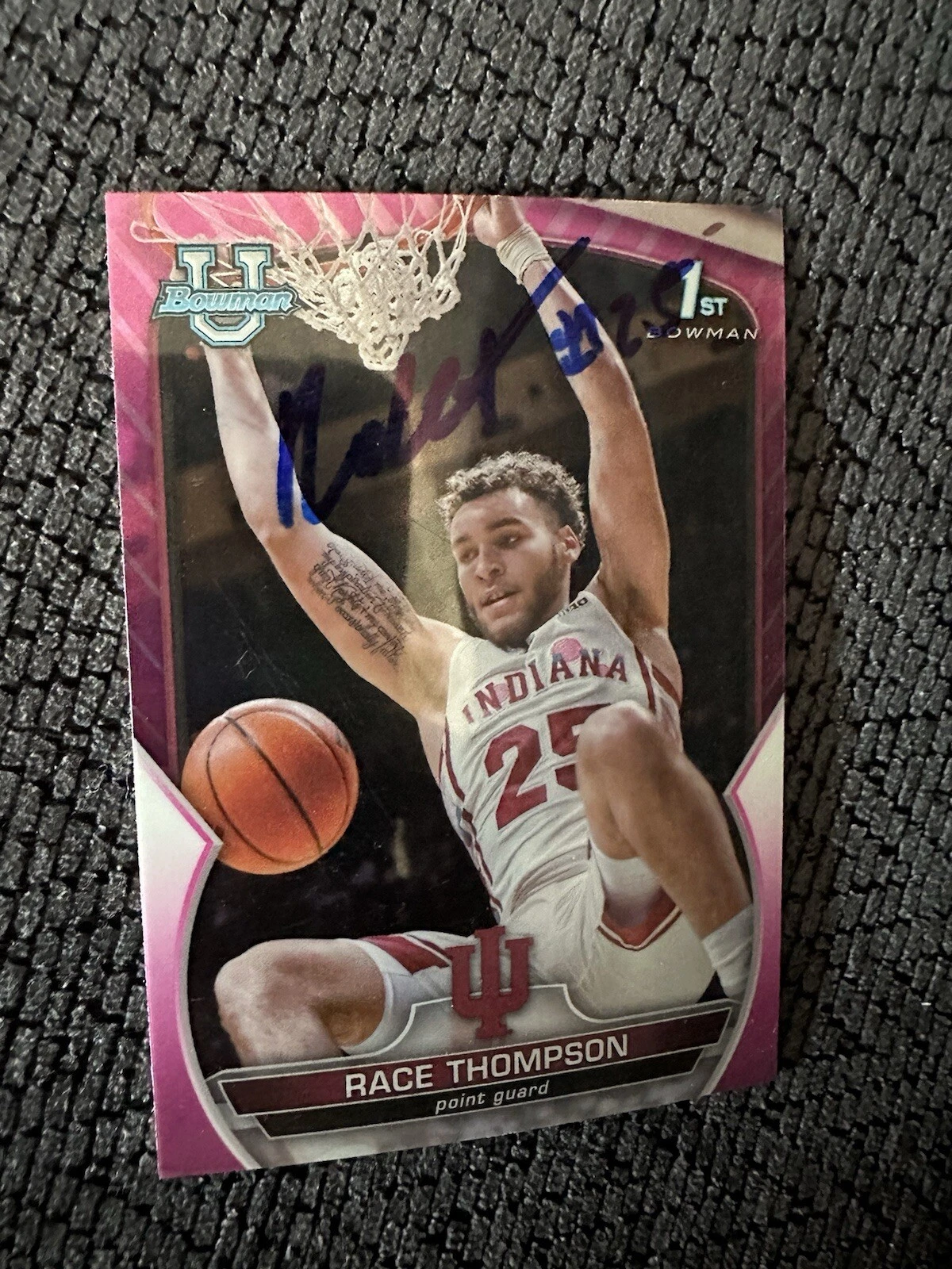 Race Thompson Signed Trading Card Autographed Indiana University Hoosiers IU