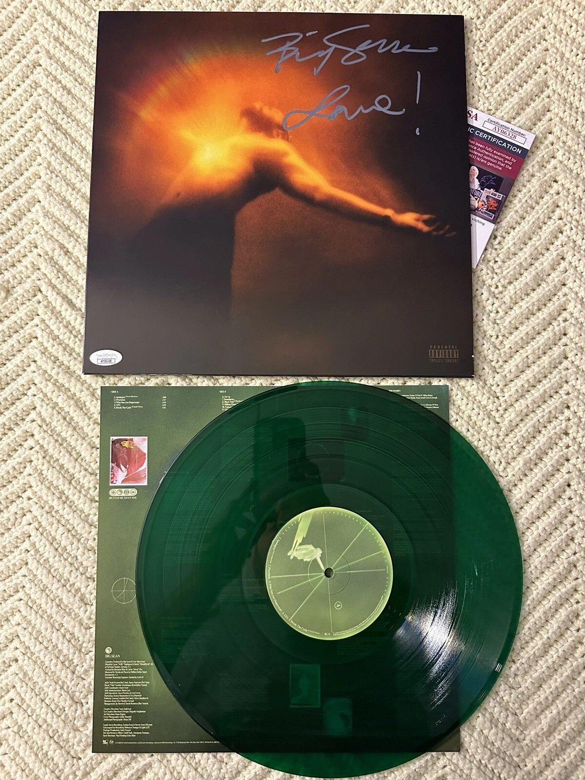 Big Sean SIGNED Better Me Than You Vinyl Record ALBUM JSA Authenticated COA