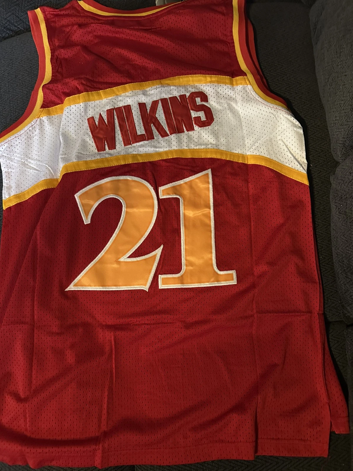 Dominique Wilkins Not Signed Jersey XL Atlanta Hawks New Unused NWT