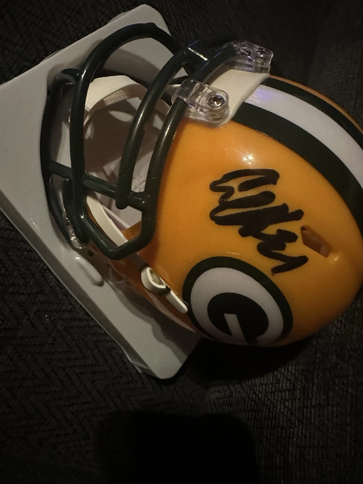 Al Harris Signed Green Bay Packers Mini Helmet Autographed