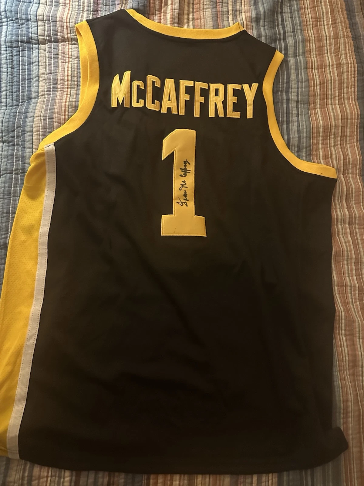 Fran Mccaffrey SIGNED Iowa Hawkeyes Jersey Stitched Autographed Size  XL