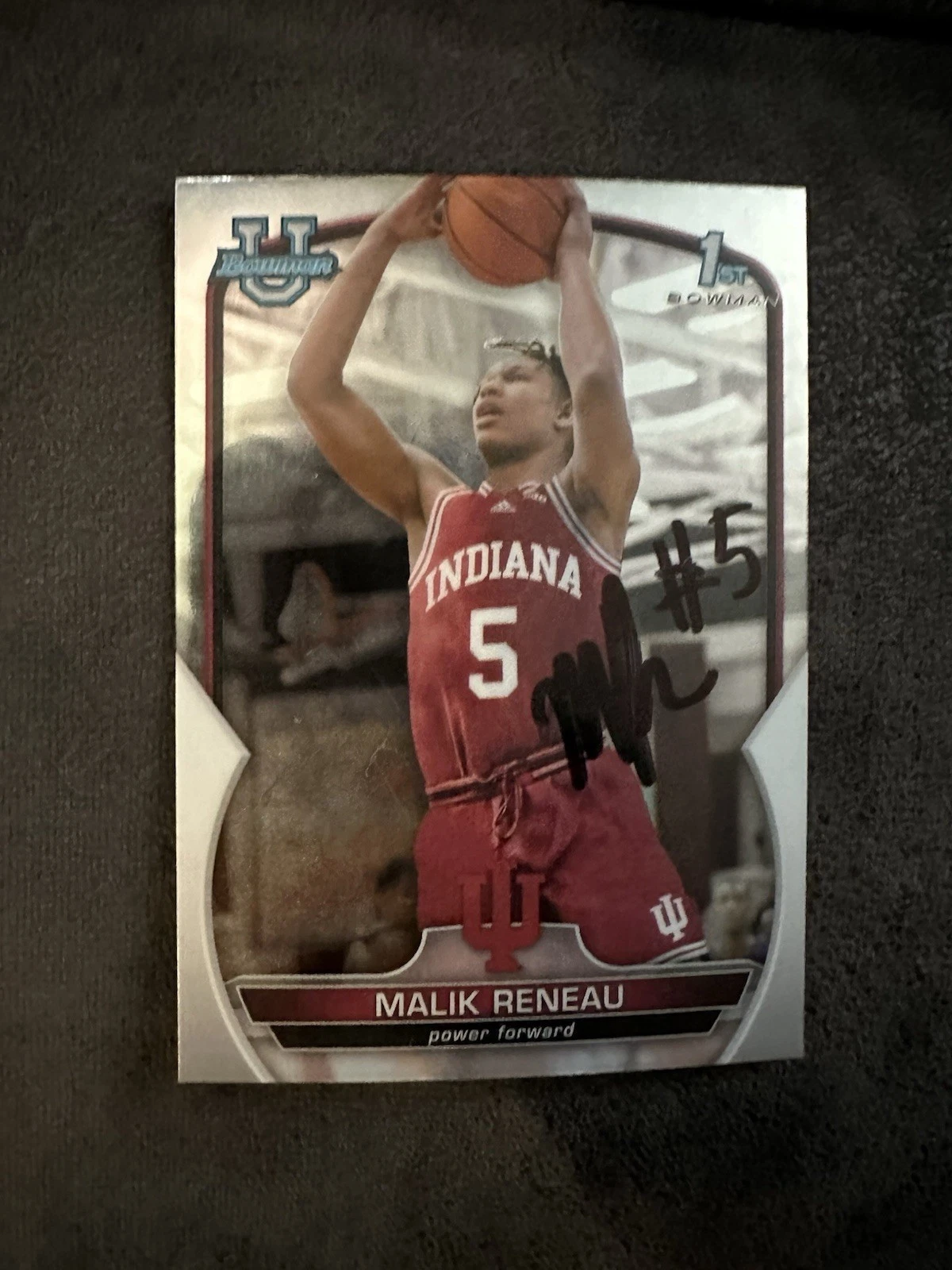 Malik Reneau Signed In Person Trading Card Autographed Rookie RC