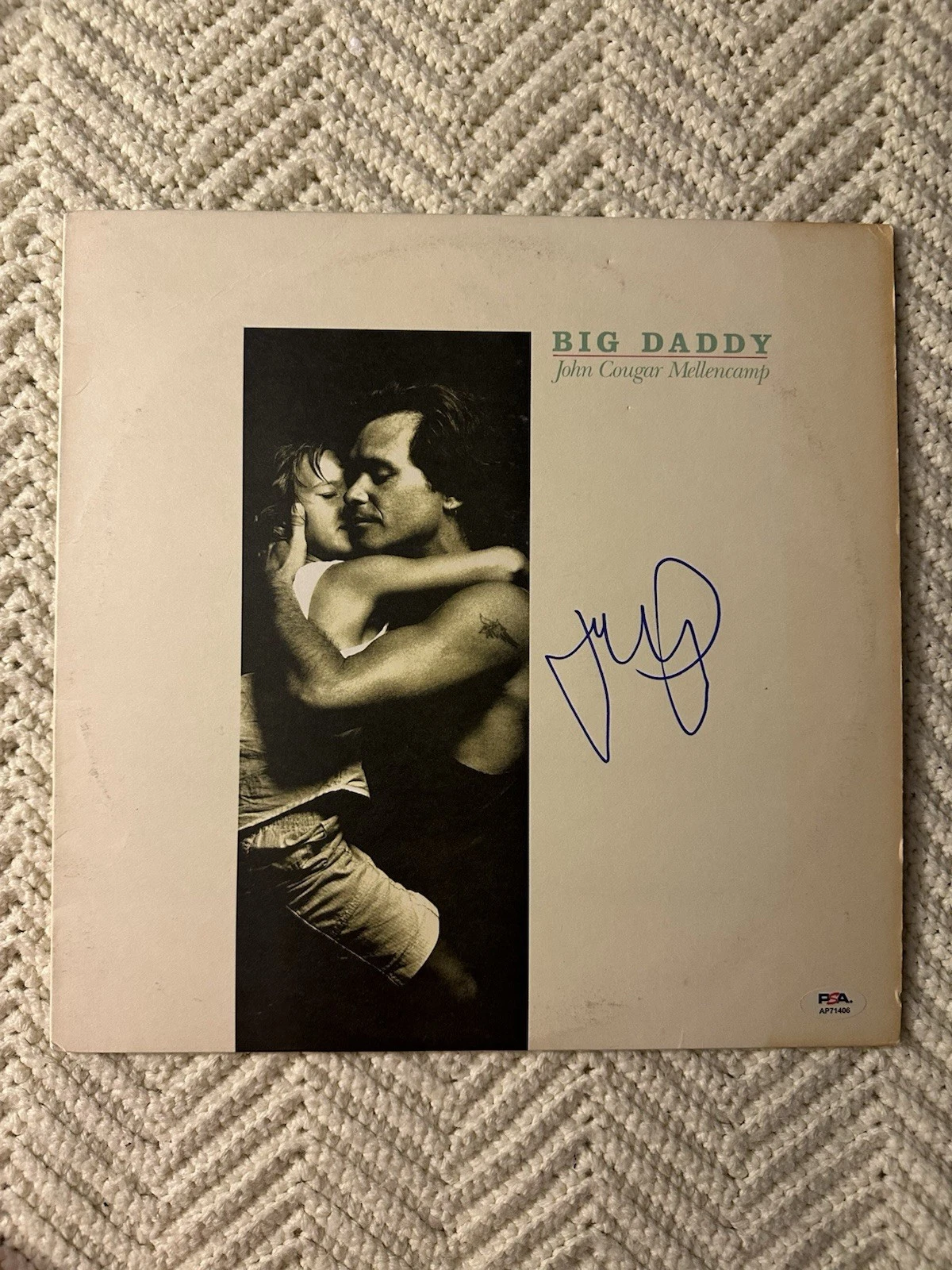 John Mellencamp SIGNED Big Daddy Vinyl Record ALBUM PSA/DNA Authenticated COA
