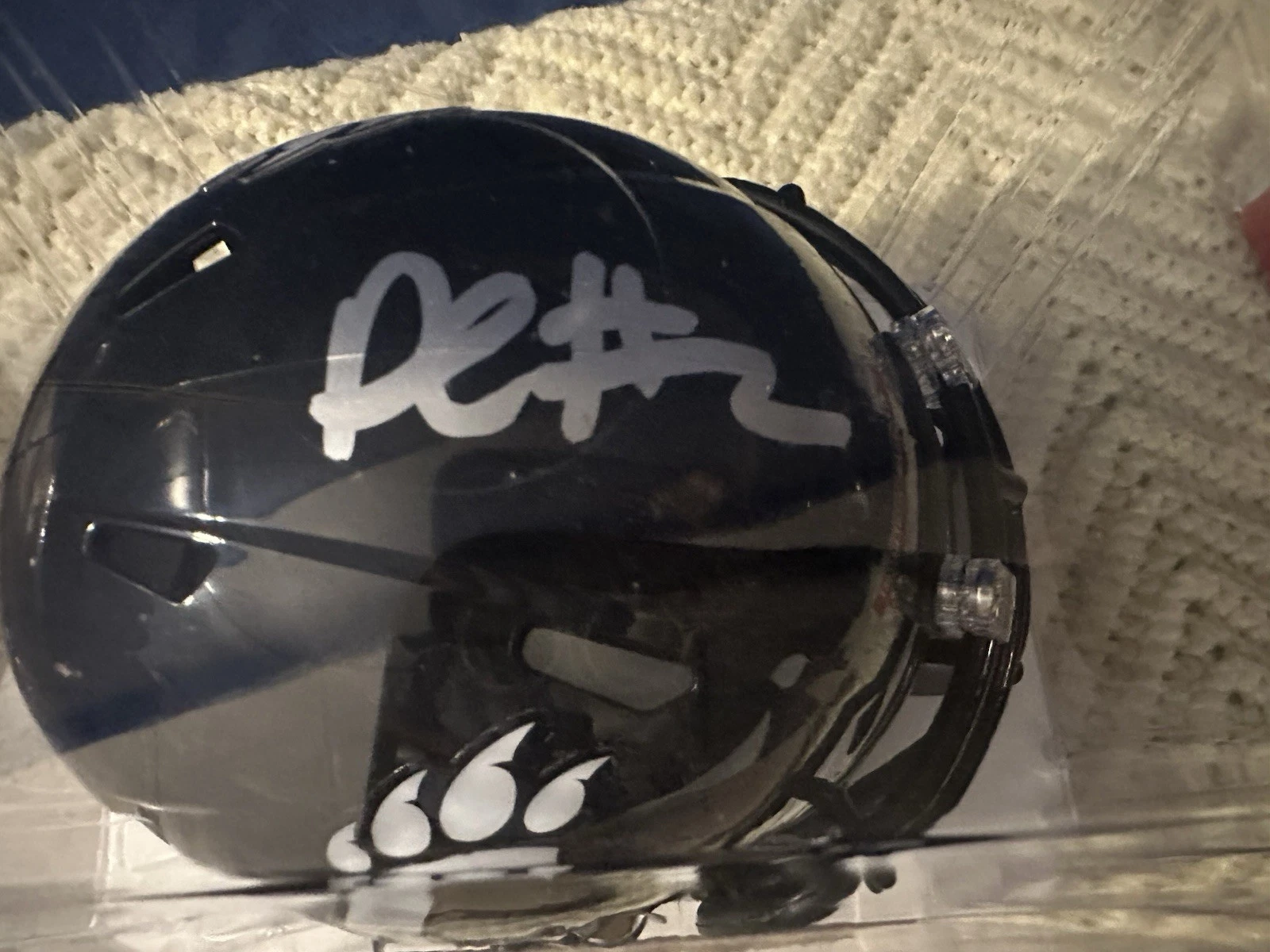 Dontay Corleone Signed Cincinnati Bearcats Mini Helmet Autographed Godfather