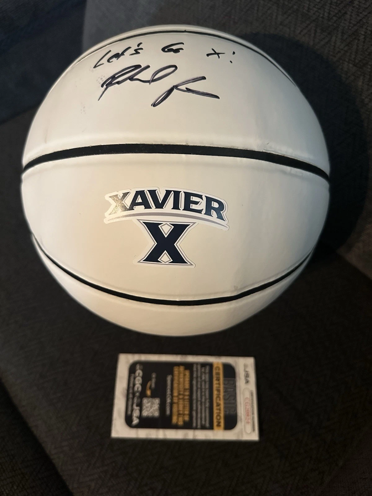 Coach Richard Pitino Signed Xavier Basketball JSA COA Authentication