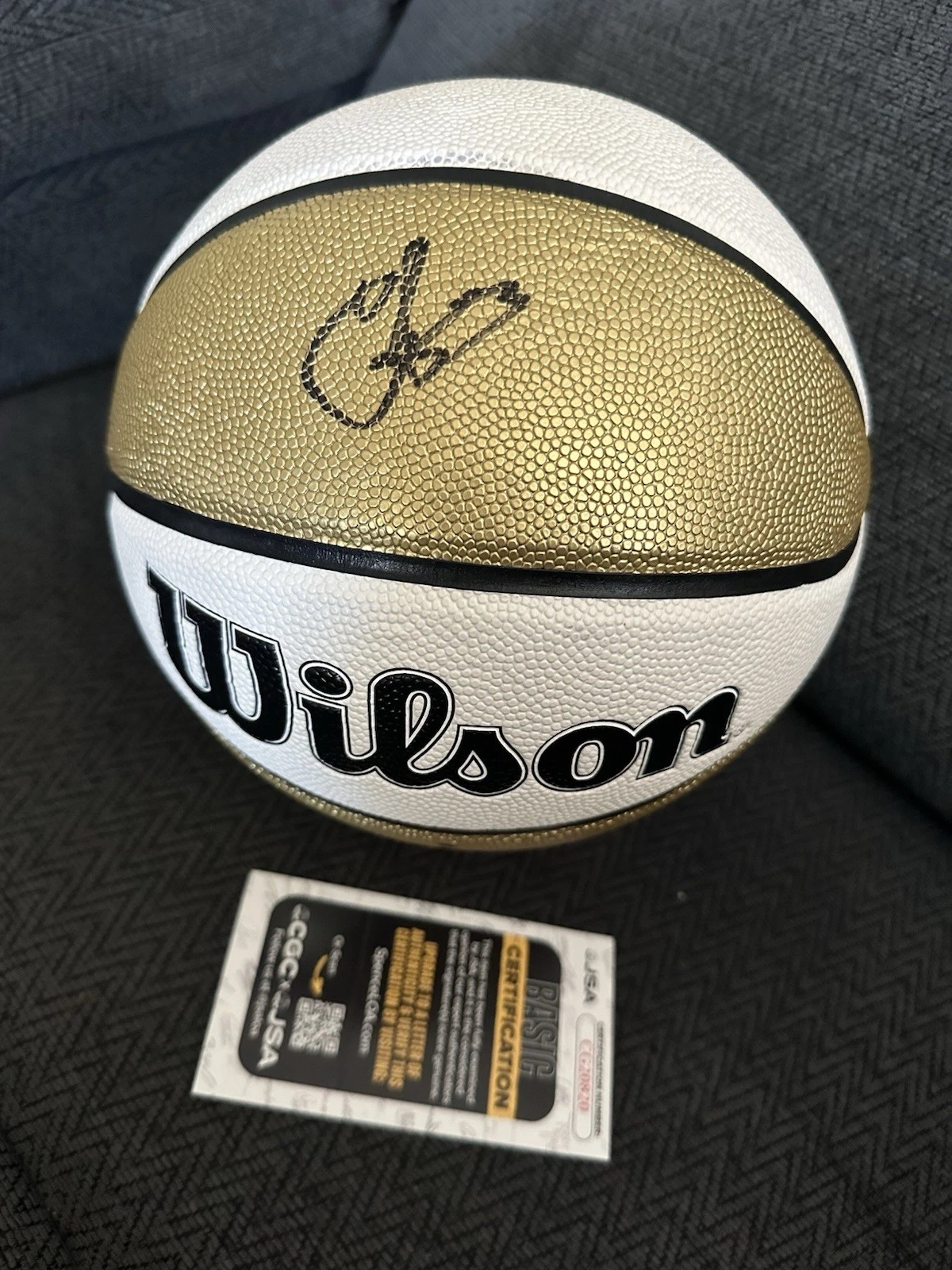 Candace Parker Signed Tennessee Volunteers Basketball JSA COA Authenticated WNBA