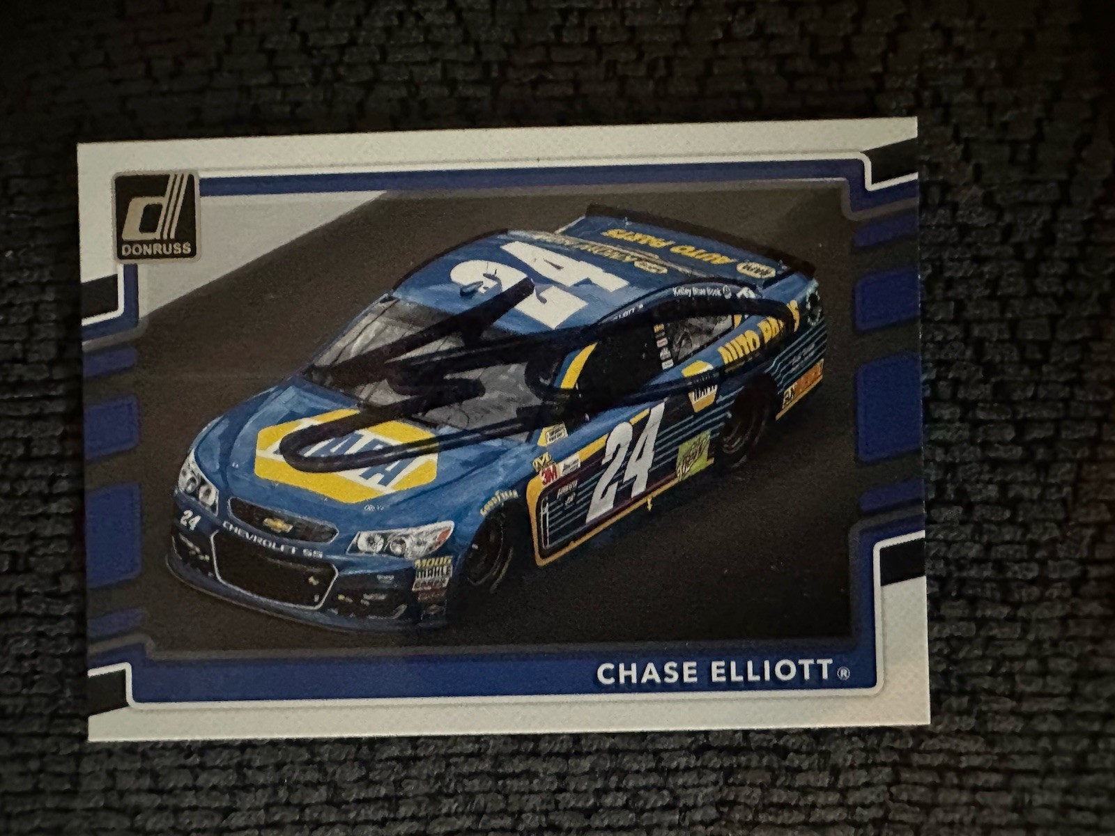 Chase Elliott Signed Nascar Owner Trading Card Autographed