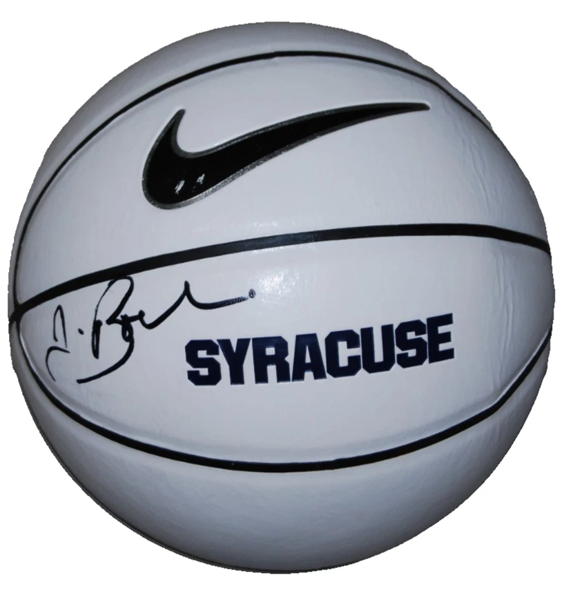 JIM BOEHEIM signed (SYRACUSE ORANGE MEN) NIKE logo basketball BECKETT BT56235