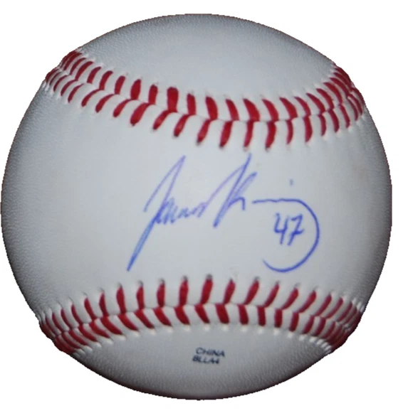 JARED KOENIG signed (MILWAUKEE BREWERS) minor league ball BECKETT BAS BU41360