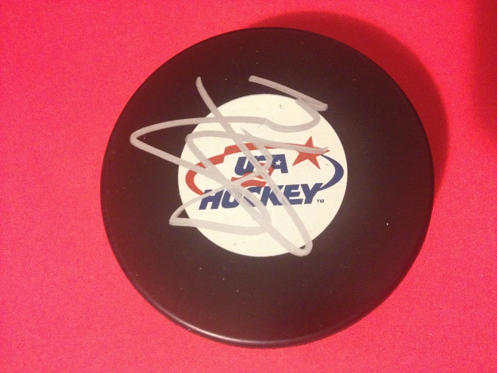 Seth Jones Rookie Predators USA Hockey Signed Auto Puck