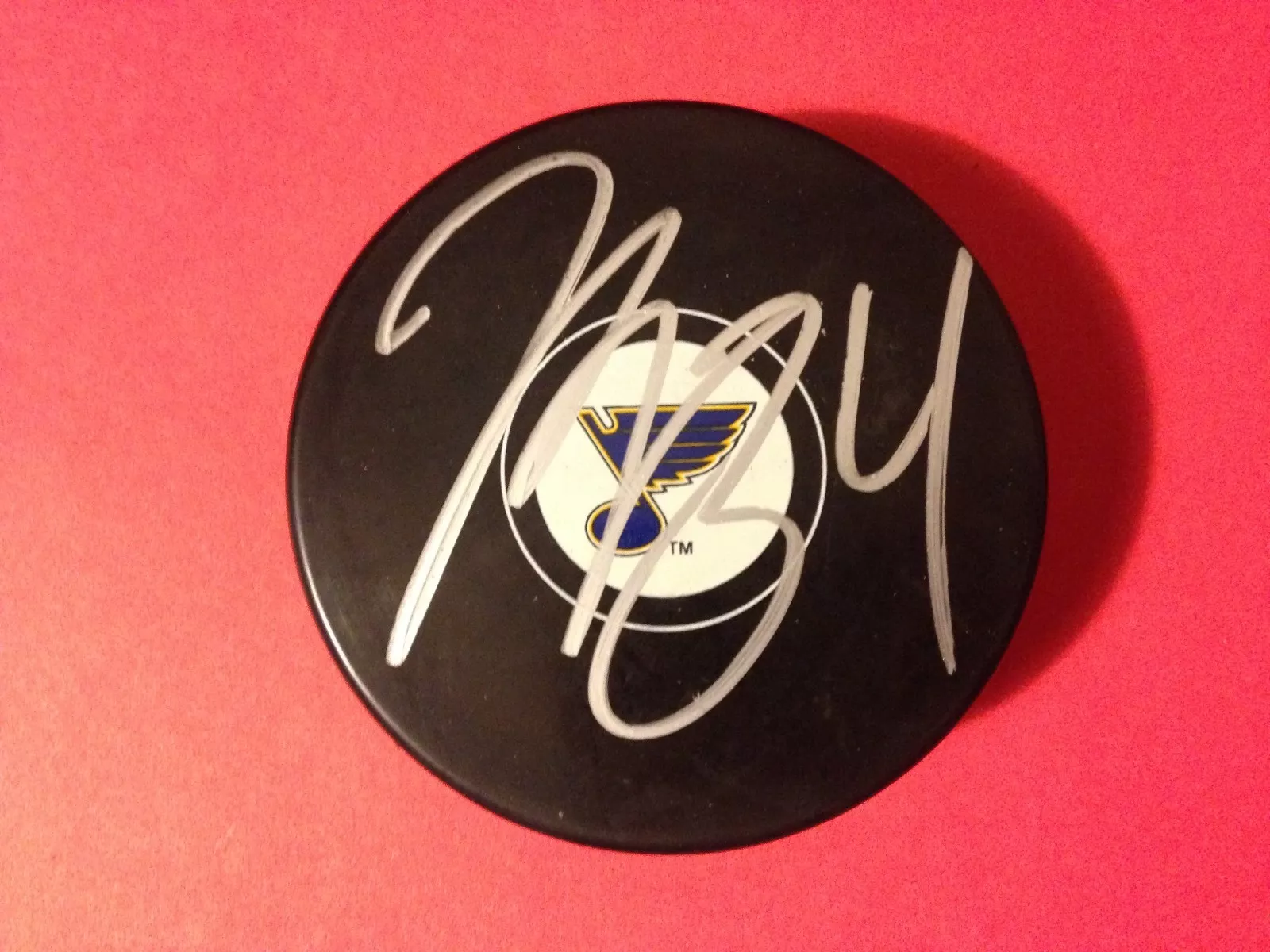 Jake Allen St. Saint Louis Blues Signed Auto Puck