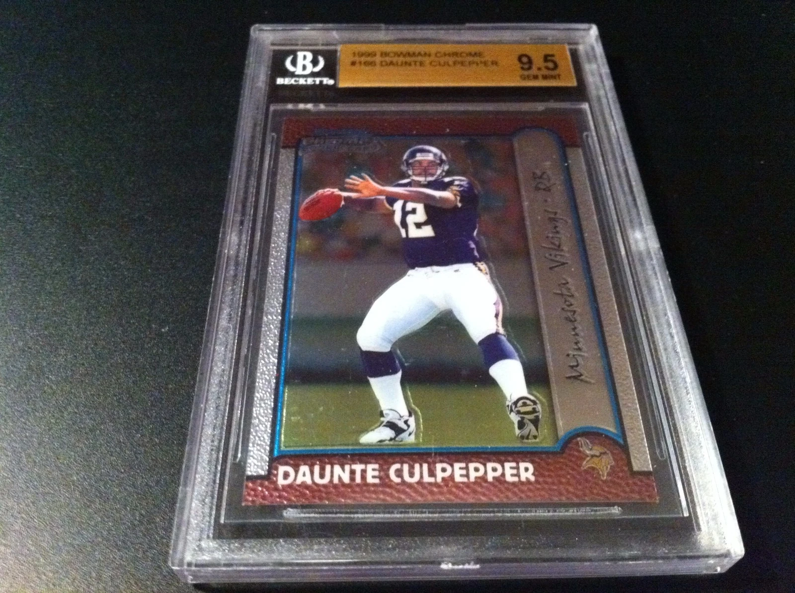 Daunte Culpepper 1999 Bowman Chrome Rookie BGS 9.5 Gem Mint