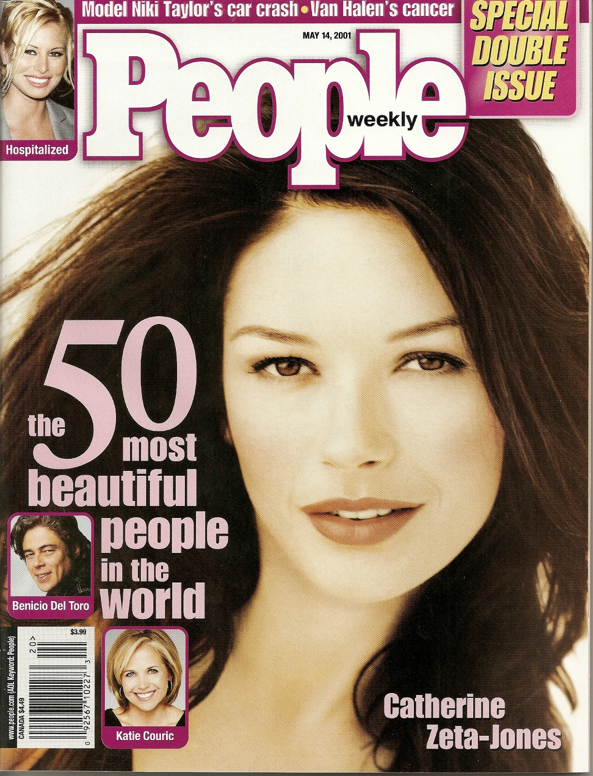 Catherine Zeta-Jones 2001 People Magazine Mag Newstand Edition Great Condition
