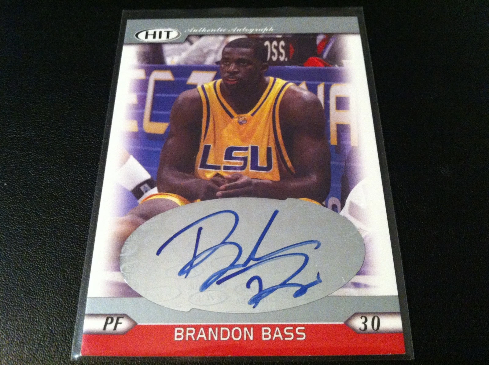 Brandon Bass 2005 SAGE HIT Rookie Certified Auto Certified