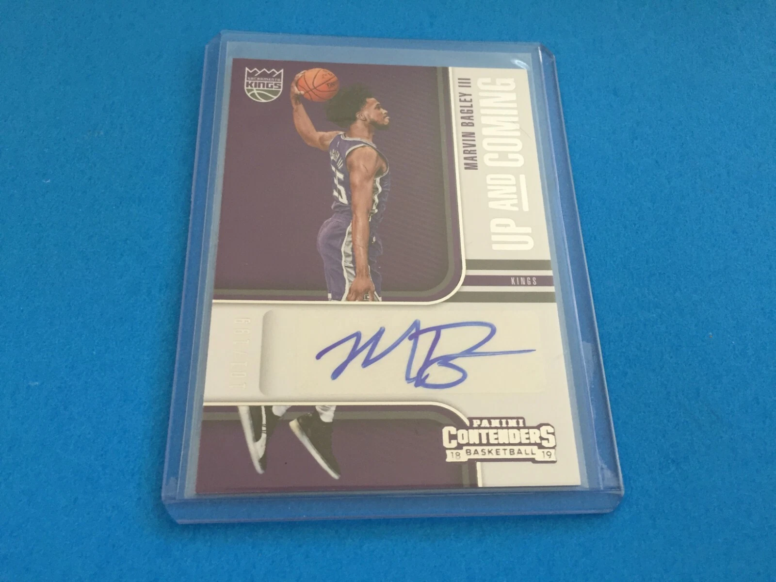 Marvin Bagley III Kings 2018 Panini Contenders Up and Coming Auto /199