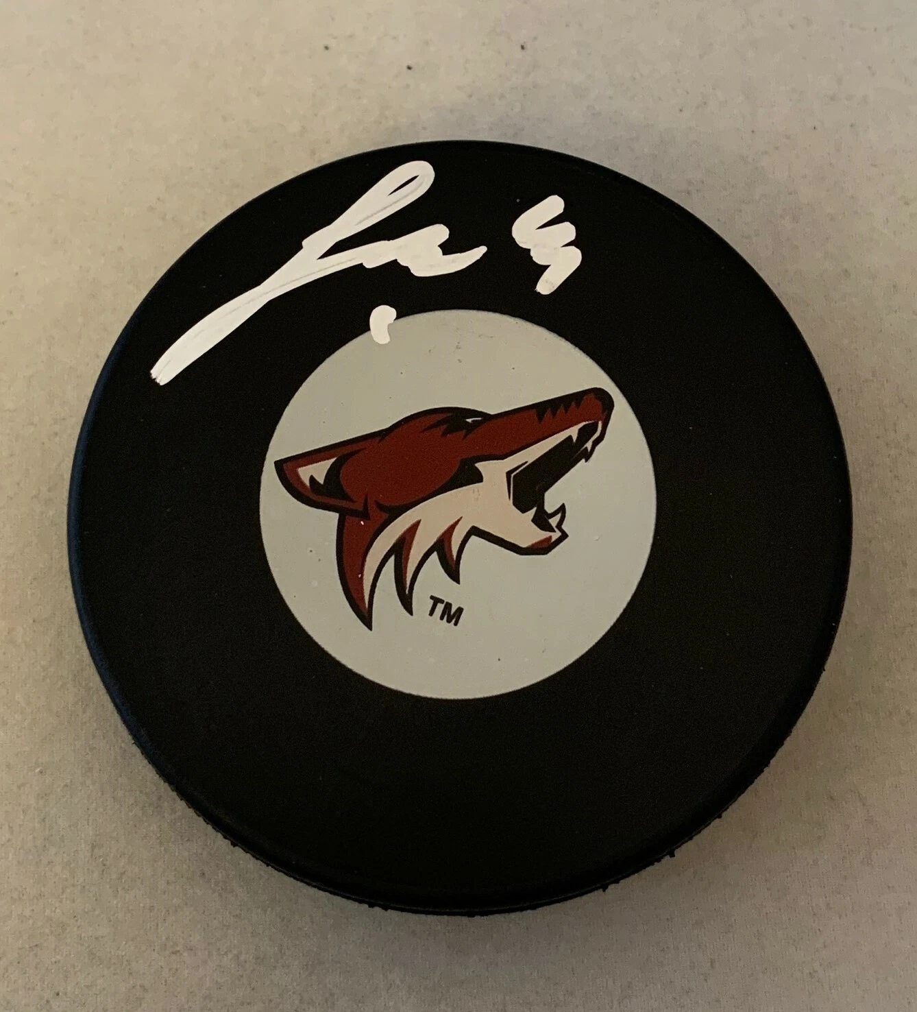 Michael Grabner signed Arizona Coyotes Puck autographed