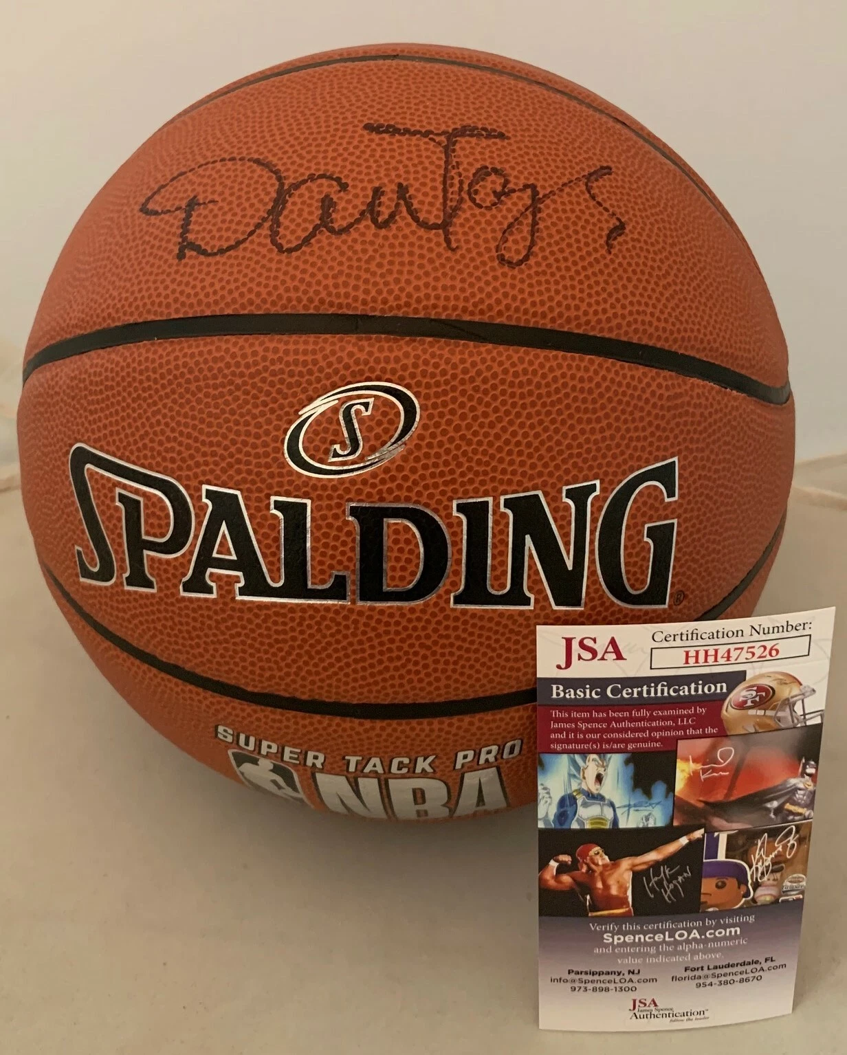 Dan Majerle Phoenix Suns signed F/S NBA Basketball Ball autographed JSA