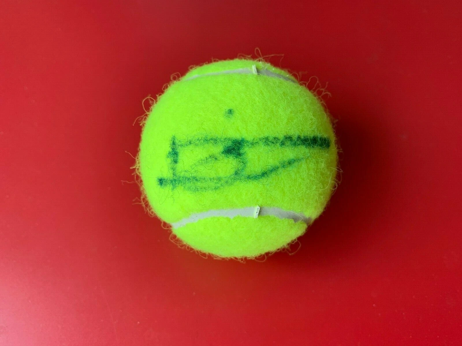 Robin Montgomery USA Penn Tennis Ball Signed Auto