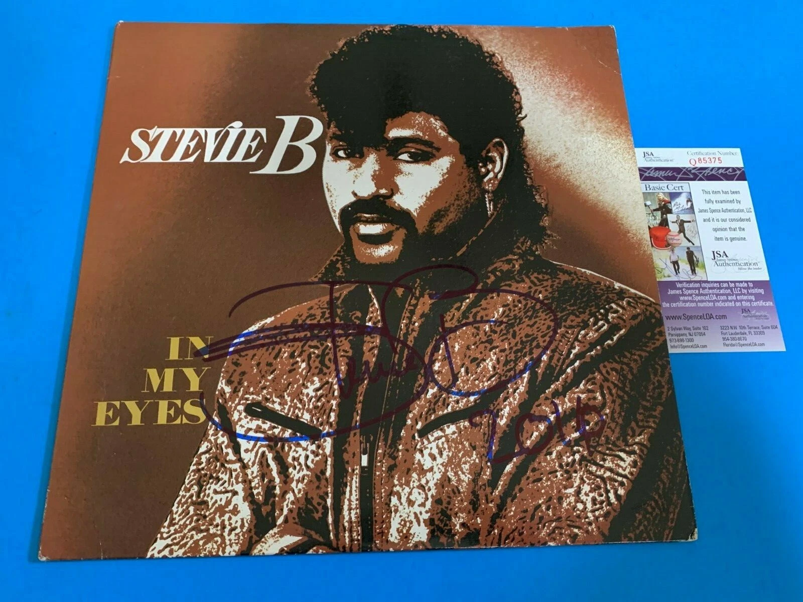 Stevie B In My Eyes Signed Auto 12
