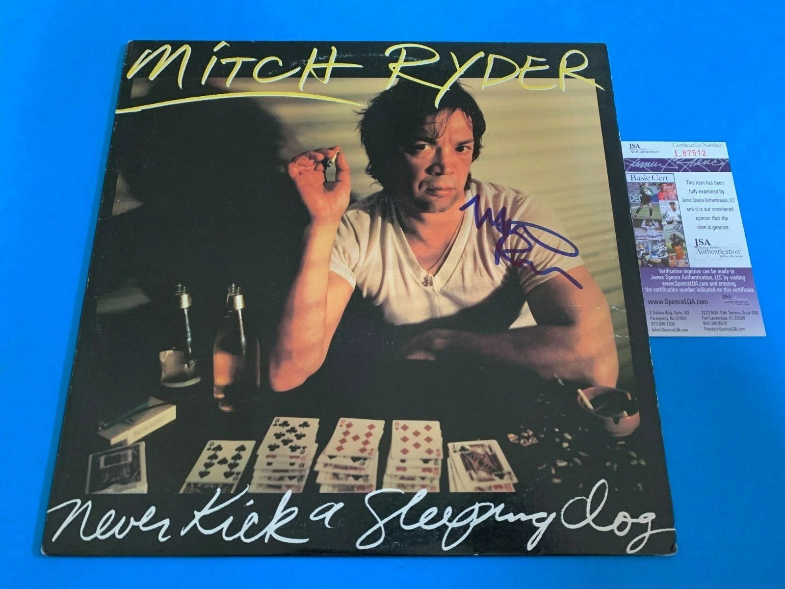 Mitch Ryder Never Kick a Sleeping Dog Signed Auto 12