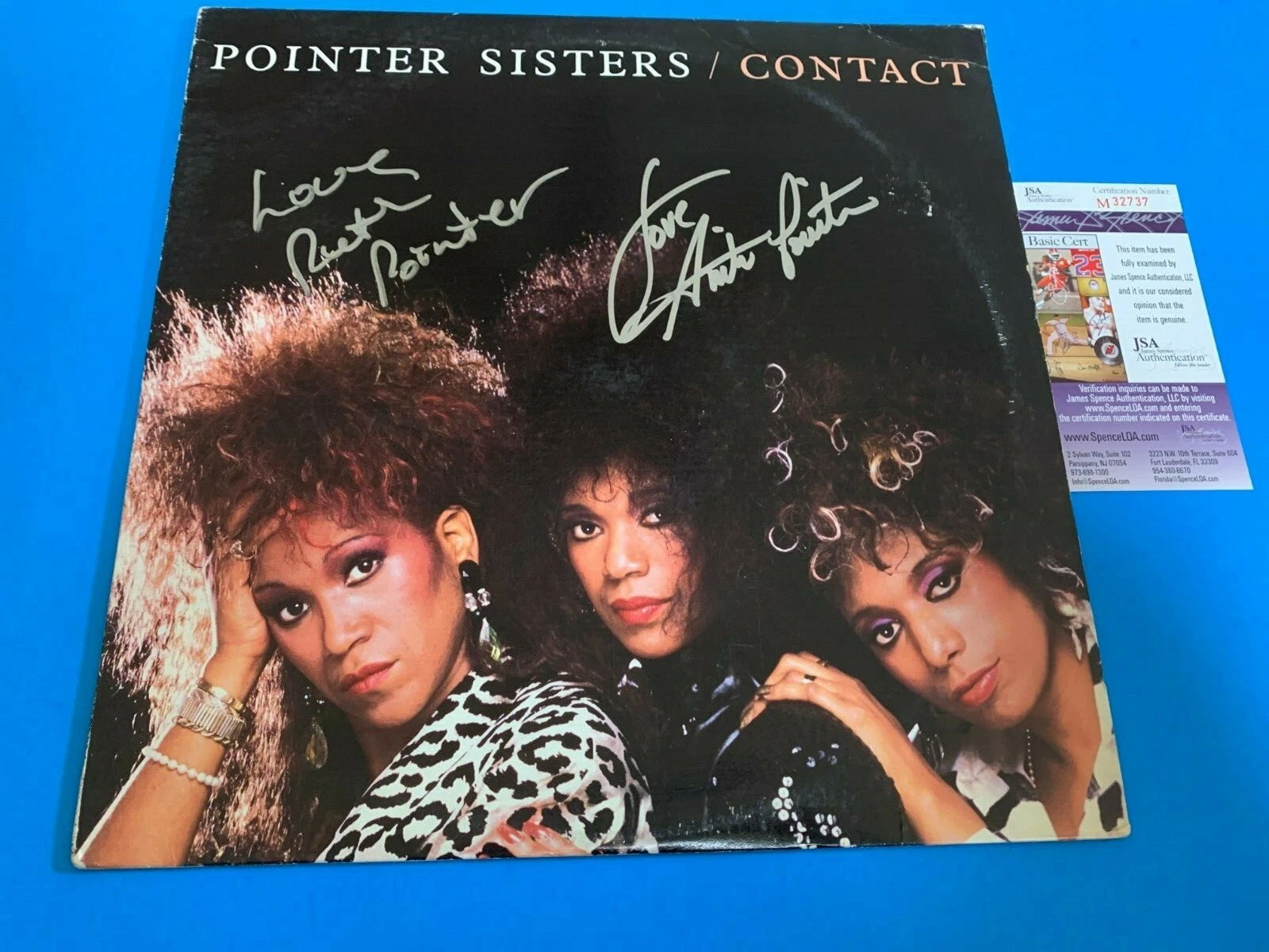 Anita Ruth Pointer Sisters Signed Auto 12