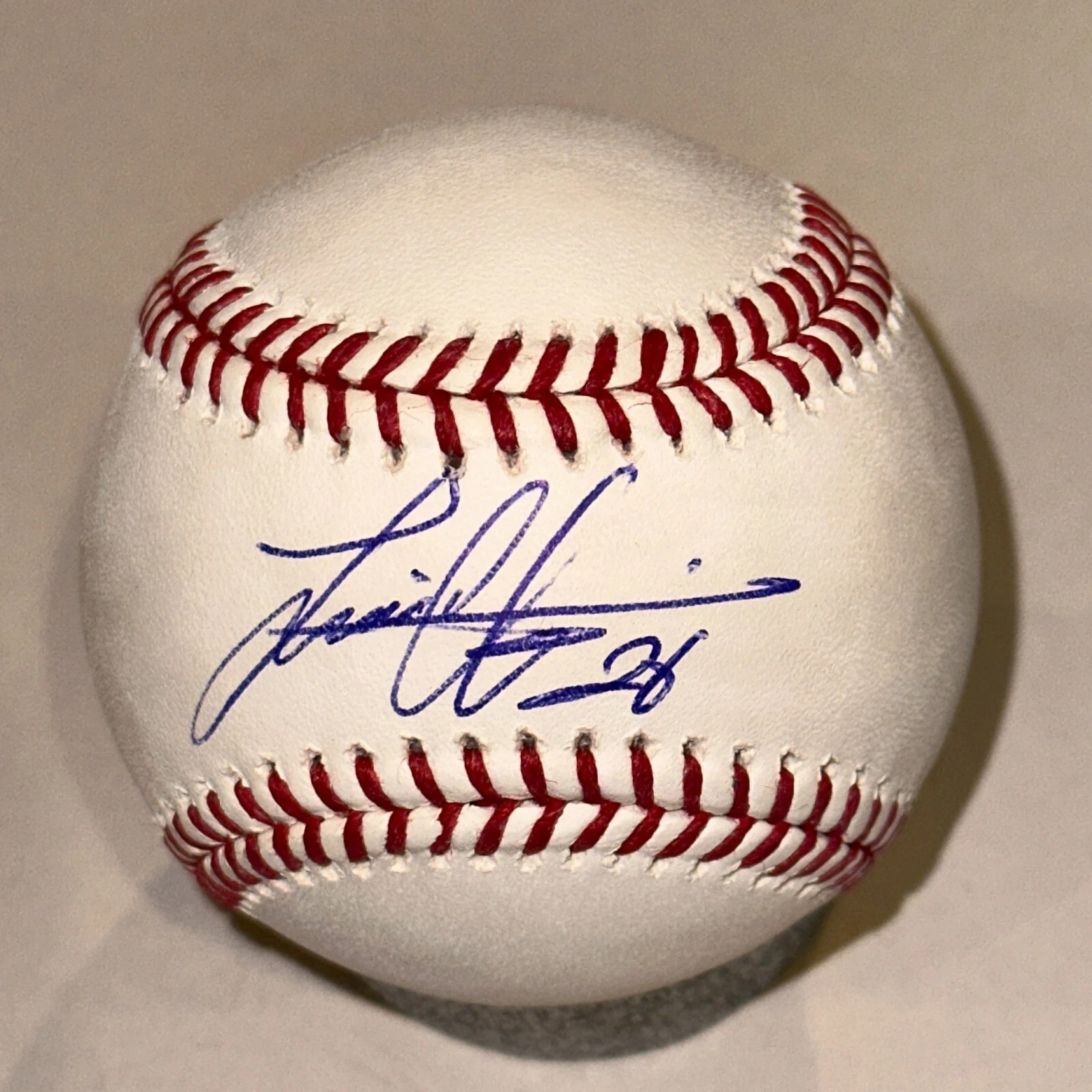 JI-MAN CHOI (Rays) Signed Official MLB Baseball Beckett Authenticated (BAS)